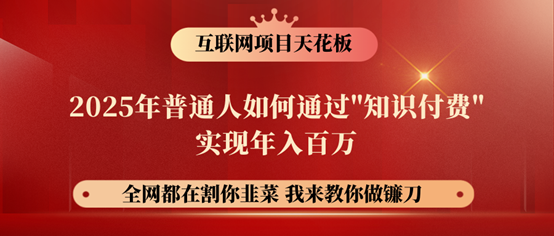 镰刀训练营超级IP合伙人,25年普通人如何通过“知识付费”年入百万!-轻创社项目网
