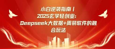 小白逆袭指南,2025玄学轻创业:Deepseek大数据+周易算法的融合玩法-轻创社项目网