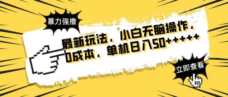 (14400期)最新玩法 广告暴力强撸 傻瓜式操作 无需养鸡 矩阵式操作 可无限放大 单…-轻创社项目网