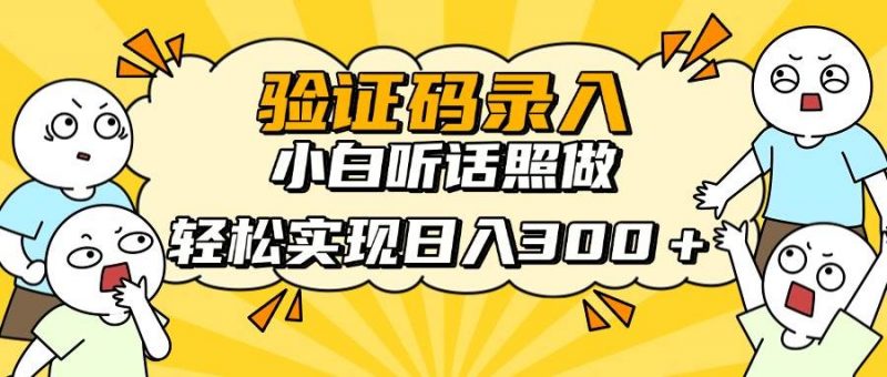 (14408期)信息录入项目,10秒一单,新手小白听话照做快速上手,实现日入300+-轻创社项目网