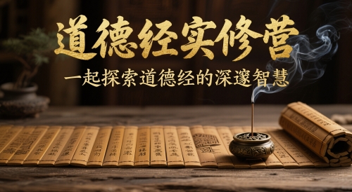 道德经实修营,一起探索道德经的深邃智慧-轻创社项目网