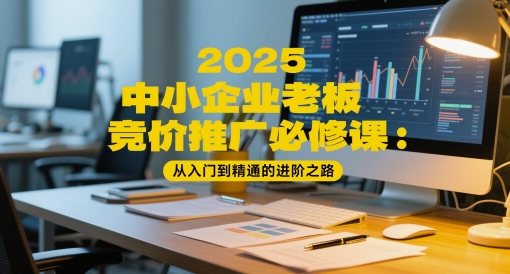 2025中小企业老板竞价推广必修课:从入门到精通的进阶之路-轻创社项目网