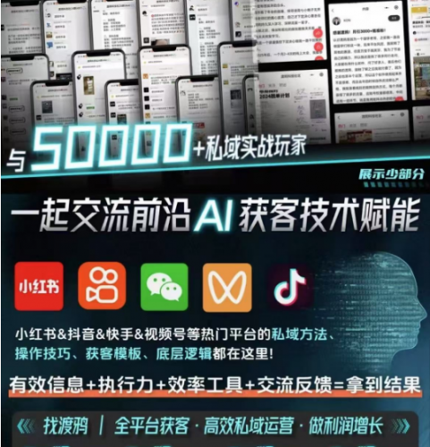 (14743期)【渡鸦科技社】内部学习资料,私域流量入门指南-轻创社项目网