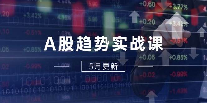 (14808期)A股趋势实战课:主力动向+政策红利,2025全年策略5月更新-轻创社项目网