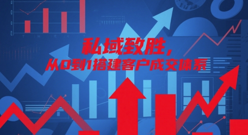 私域致胜,从0到1搭建客户成交体系-轻创社项目网
