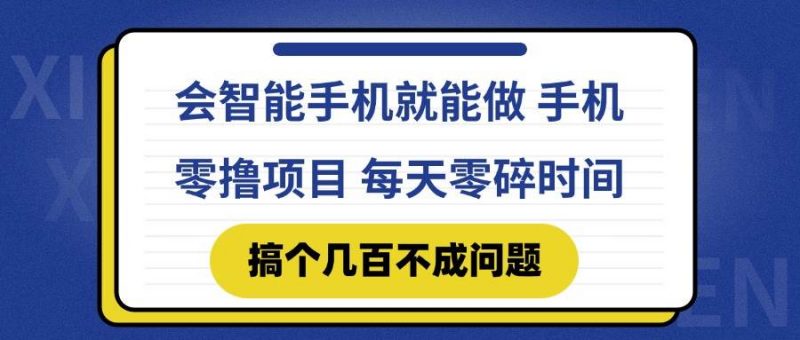 (14894期)会智能手机就能做 手机零撸项目,有快手就可以做,每天零碎时间搞个几…-轻创社项目网