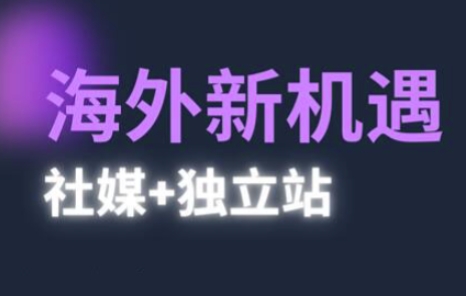 2025出海新机遇(社媒+独立站),海外新机遇,实现独立站的高效运营与出海-轻创社项目网