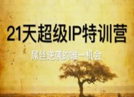 21天超级IP特训营,屌丝逆袭的唯一机会-轻创社项目网