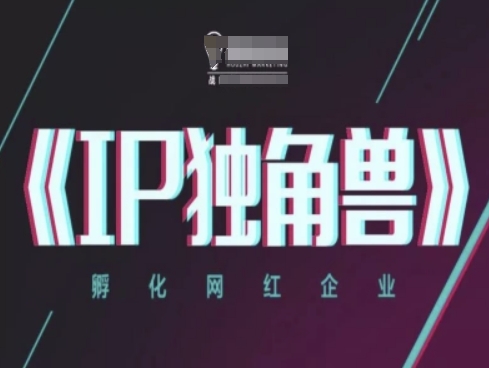 IP独角兽,孵化网红企业,ip教程-轻创社项目网
