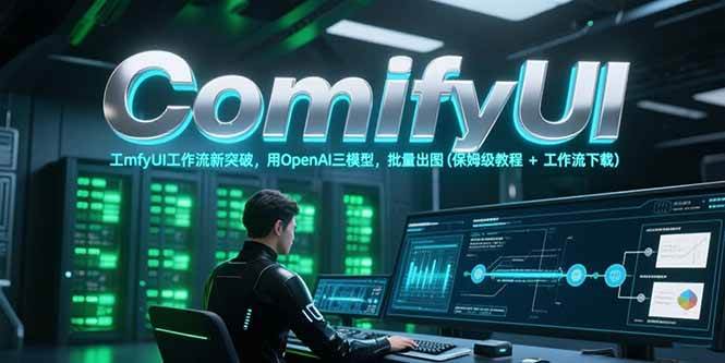 (15191期)ComfyUI工作流新突破,用OpenAI三模型,批量出图(保姆级教程+工作流下载)-轻创社项目网