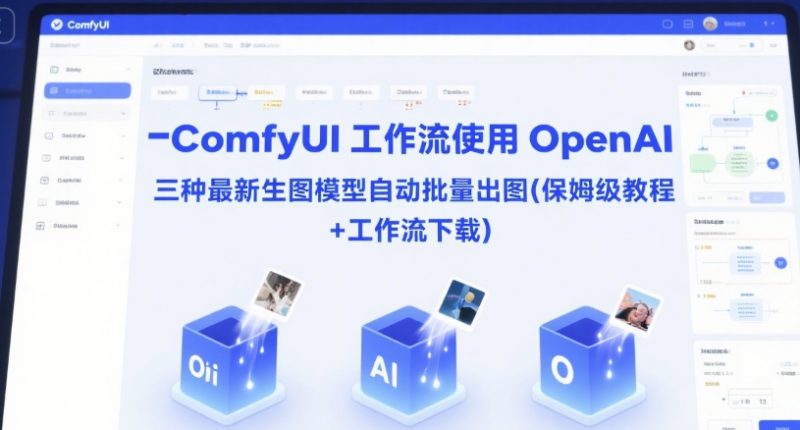 ComfyUI 工作流使用 OpenAI 三种最新生图模型自动批量出图(保姆级教程+工作流下载)-轻创社项目网