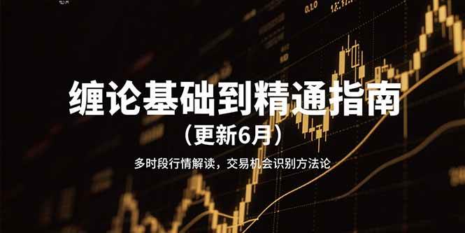 (15184期)缠论基础到精通指南(更新6月)多时段行情解读,交易机会识别方法论-轻创社项目网