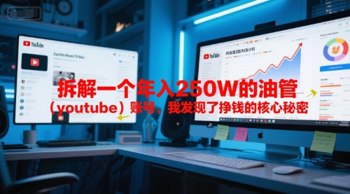 付费文章:拆解一个年入250W的油管(youtube)账号,我发现了挣钱的核心秘密-轻创社项目网