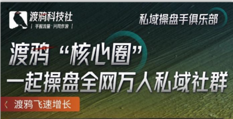 (15218期)渡鸦科技社-会员权益介绍-视频教程展示-轻创社项目网
