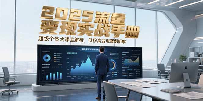 (15188期)2025流量变现实战手册,超级个体大课全解析,低粉高变现案例拆解-轻创社项目网