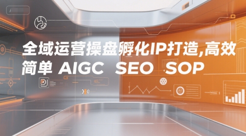 全域运营操盘孵化IP打造,高效 简单 AIGC SEO SOP-轻创社项目网