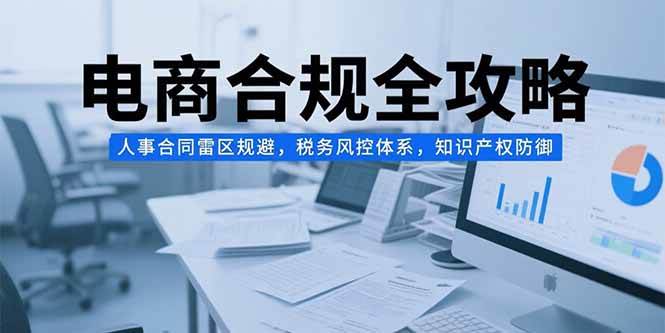(15377期)电商合规全攻略,人事合同雷区规避,税务风控体系,知识产权防御-轻创社项目网