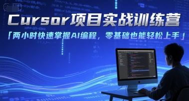 Cursor项目实战训练营,两小时快速掌握AI编程,零基础也能轻松上手-轻创社项目网
