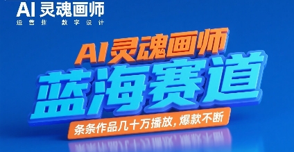 AI灵魂画师,蓝海赛道,条条作品几十W播放,爆款不断-轻创社项目网