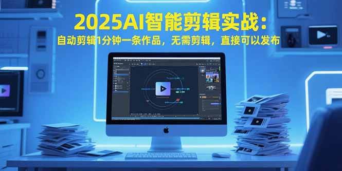 (15504期)2025AI智能剪辑实战:自动剪辑1分钟一条作品,无需剪辑,直接可以发布-轻创社项目网