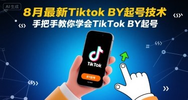 8月最新Tiktok搬运起号技术,手把手教你学会TikTok搬运起号-轻创社项目网