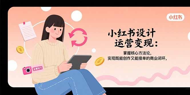 (15636期)小红书设计运营变现:掌握核心方法论,实现既能创作又能接单的商业闭环-轻创社项目网
