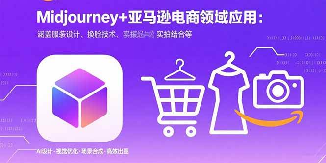(15777期)Midjourney+电商领域商业应用:涵盖服装设计、换脸技术、实拍结合等-轻创社项目网