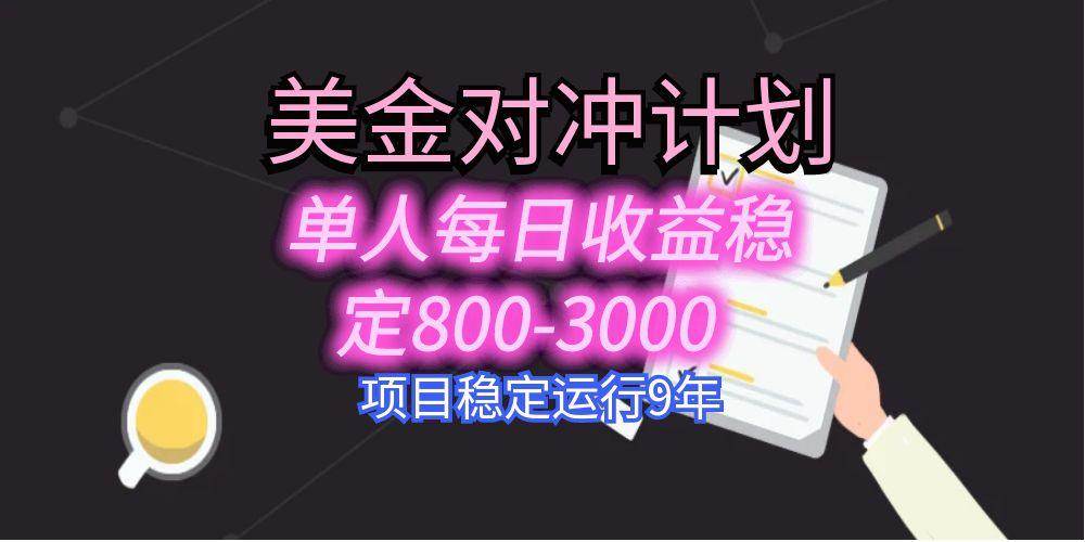 图片[1]-（15678期）美刀掘金变现项目，单人每日收益800-3000，稳定运行8年