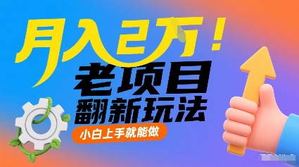 月入2W!老项目翻新玩法,小白上手就能做,非常容易上手-轻创社项目网