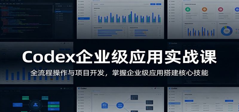 Codex企业级应用实战课:全流程操作与项目开发,掌握企业级应用搭建核心技能-轻创社项目网