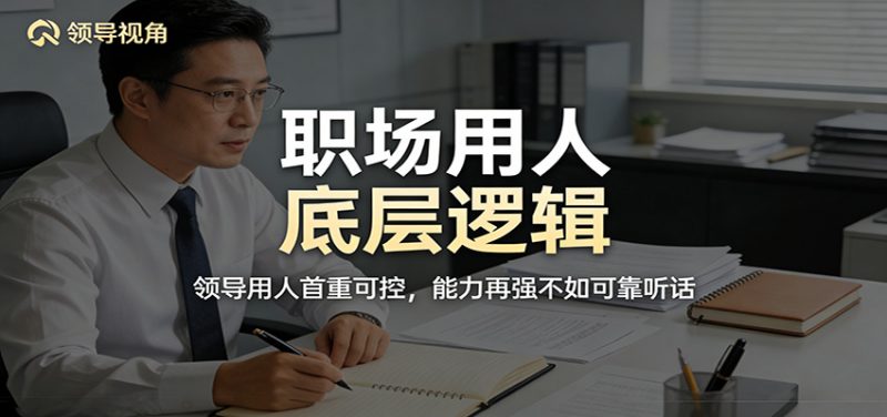 公众号付费文章:职场用人底层逻辑,领导用人首重可控,能力再强不如可靠听话-轻创社项目网