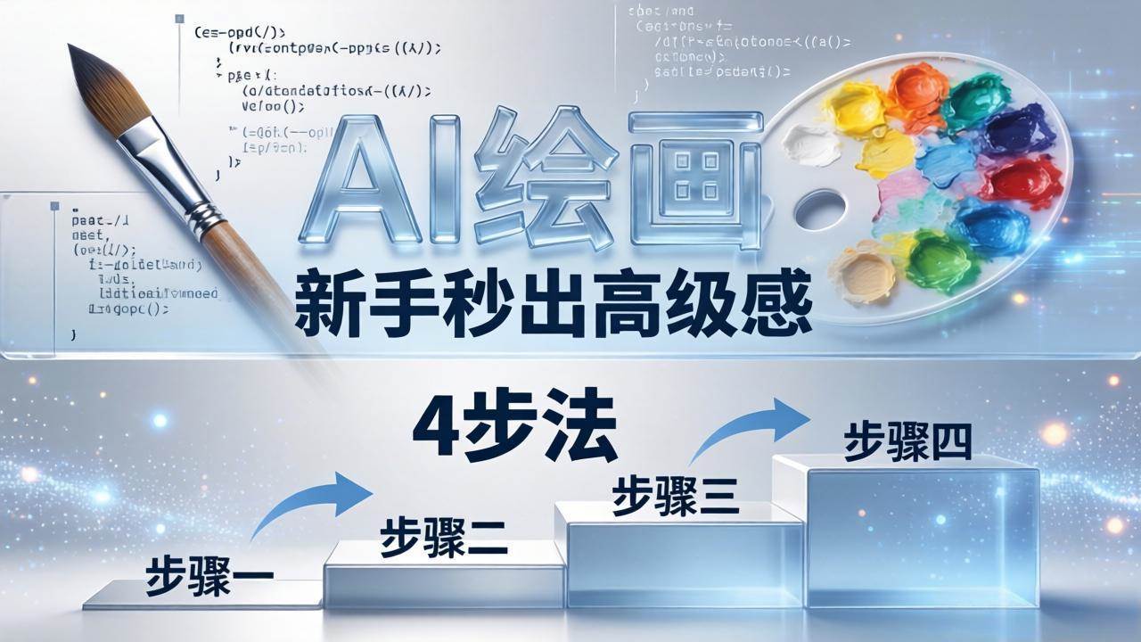 图片[1]-（18225期）AI绘画入门别再硬磕了！即梦4步法：万能提示词公式+BRTR框架，新手秒出高级感