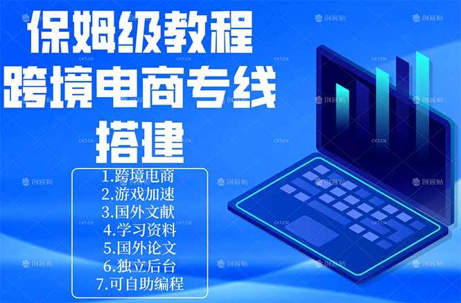 图片[1]-（18251期）保姆级教程：手把手教你搭建跨境电商专线
