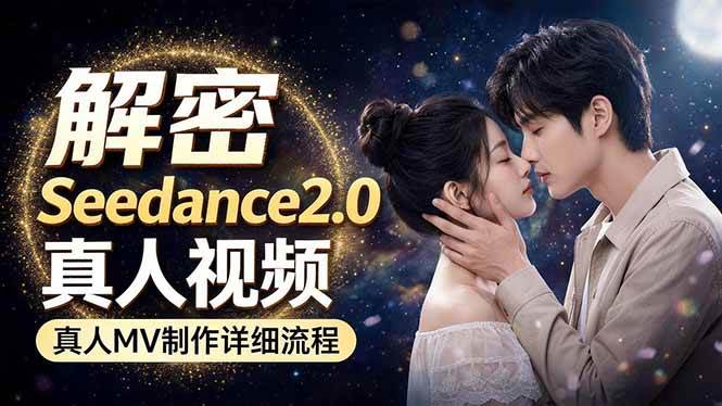 图片[1]-（18289期）Seedance 2.0电影级真人 MV全流程拆解：提示词、运镜、粒子特效，手把手实操