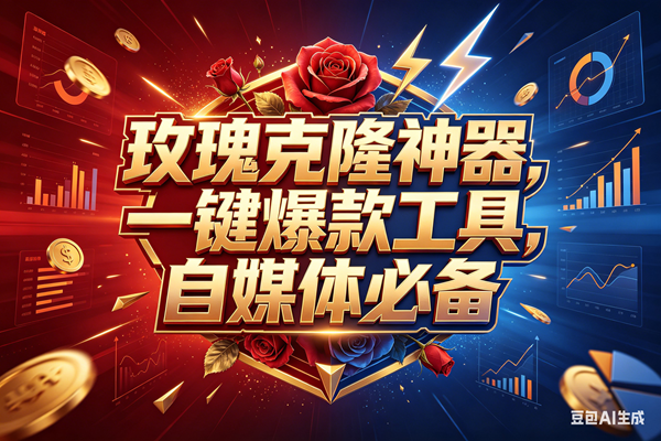 图片[1]-（18361期）玫瑰克隆神器，一键爆款ai工具，自媒体必备，60多个功能的详细教程