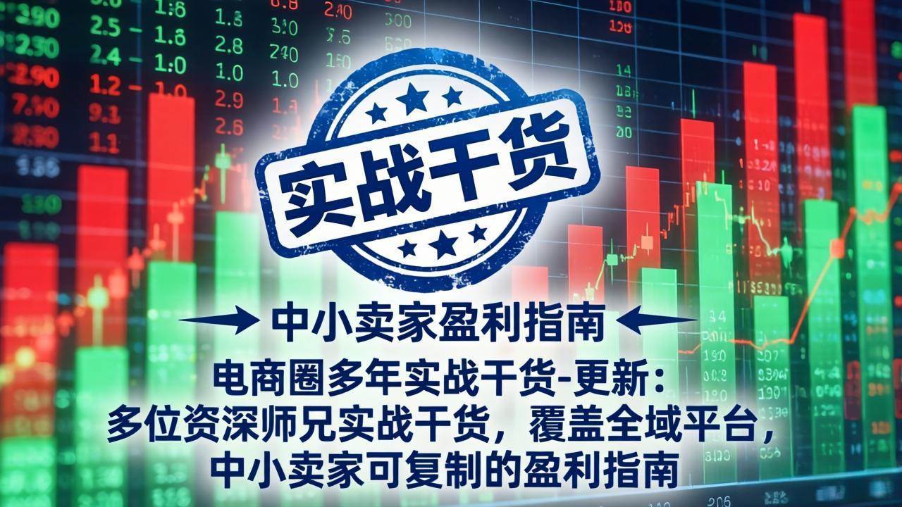 图片[1]-（18398期）电商圈多年实战干货-更新5月10：多位资深师兄实战干货/覆盖全域平台，中小卖家可复制的盈利指南