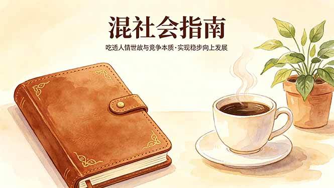 图片[1]-（18282期）付费文章：混社会指南，吃透人情世故与竞争本质，实现稳步向上发展