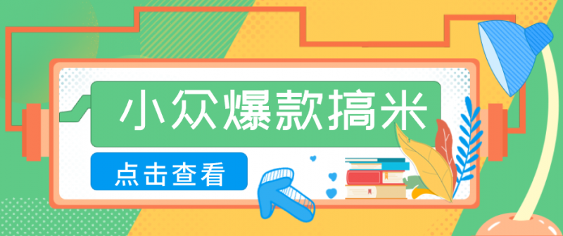 适合普通人的小众爆款搞米赛道，制作极其简单，月收益5000+-轻创社项目网