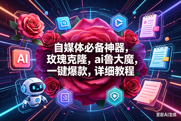 图片[1]-（18316期）玫瑰克隆神器，一键爆款ai工具，自媒体必备，60多个功能的教程