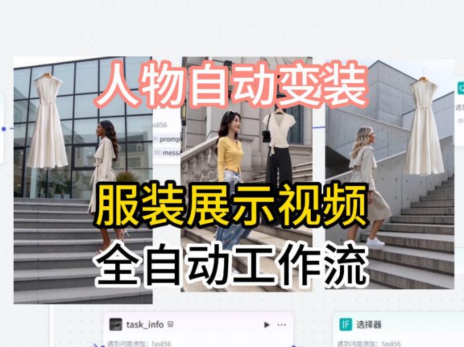 通过Coze工作流制作《商品宣传带货视频》,两分钟制作完成,从0到1演示搭建过程-轻创社项目网