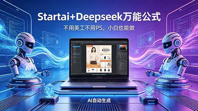 图片[1]-（18341期）AI自动做电商详情页：Startai+Deepseek万能公式，不用美工不用PS，小白也能做
