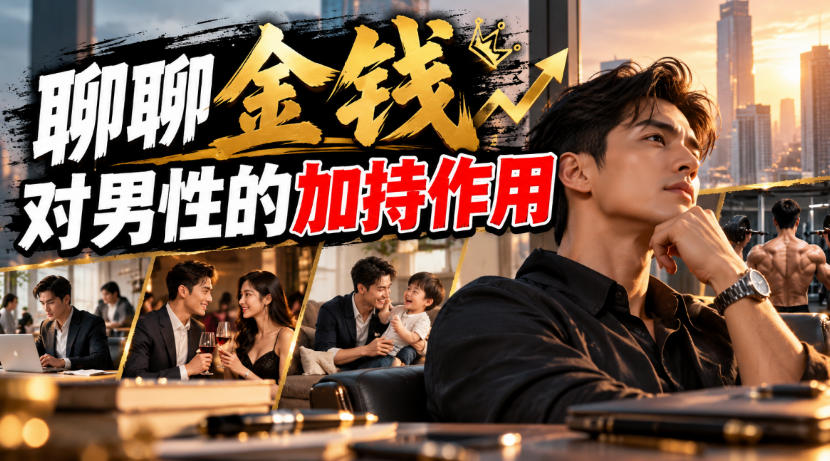 某公众号付费文章:聊聊金钱对男性的加持作用-轻创社项目网