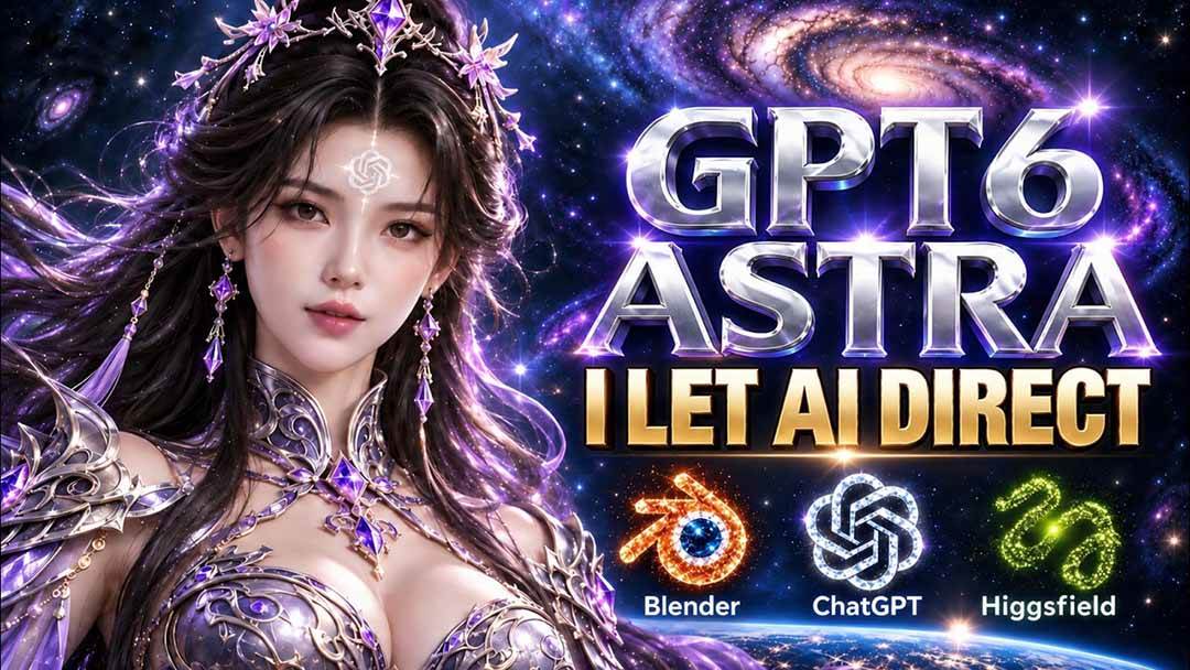 (20763期)【无水印】让GPT-6 Astra当导演!Higgsfield和Blender实战打造30秒玄幻精准运镜短片!-轻创社项目网