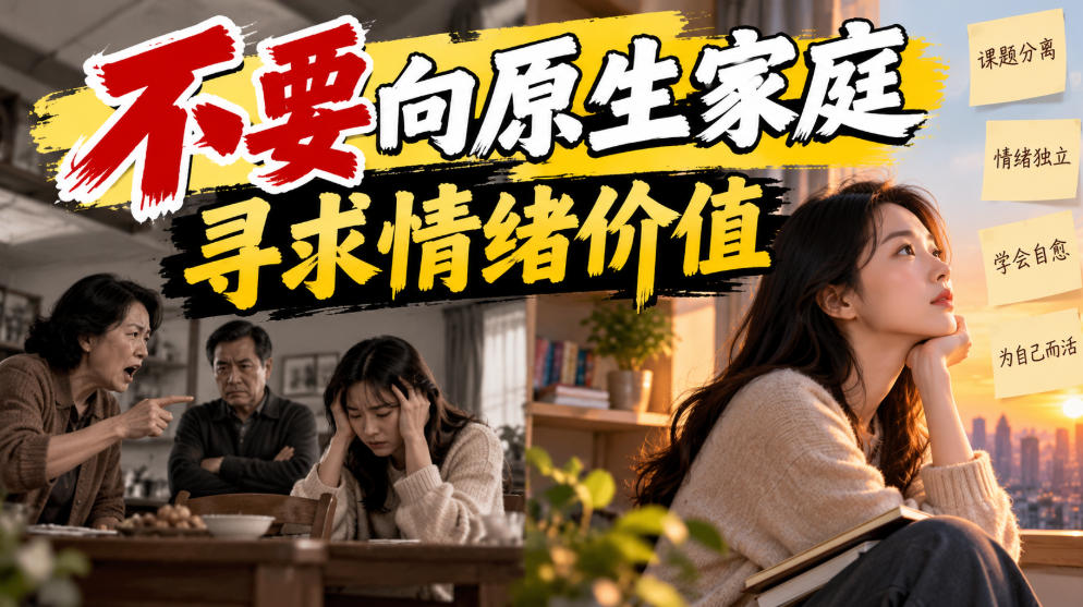 某公众号付费文章:不要向原生家庭寻求情绪价值-轻创社项目网