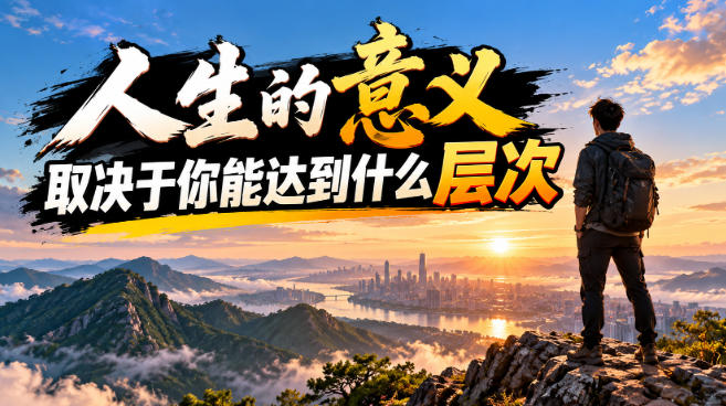 某公众号付费文章:人生的意义,取决于你能达到什么层次-轻创社项目网